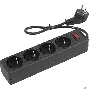 5bites Сетевой фильтр GARDA SP4B-505U 4S / 3*0.75MM2 / 0.5M / BLACK