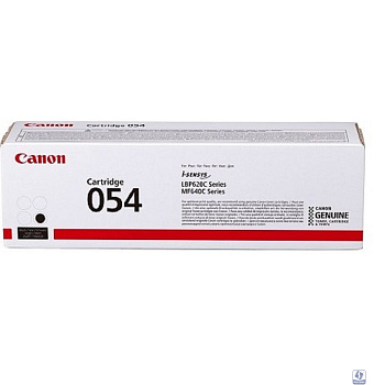 Canon Cartridge 054 BK 3024C002  Тонер-картридж для Canon MF645Cx/MF643Cdw/MF641Cw, LBP621/623 (1500 стр.) чёрный (GR)