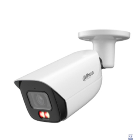 DAHUA DH-IPC-HFW3449EP-S-IL-0600B Уличная цилиндрическая IP-видеокамера 4Мп, 1/2,9” CMOS, объектив 6мм, видеоаналитика, микрофон, ИК 50м, LED 50m, IP67, металл
