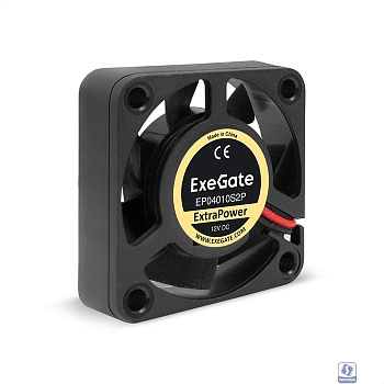 Exegate EX295216RUS Вентилятор 12В DC ExeGate ExtraPower EP04010S2P (40x40x10 мм, Sleeve bearing (подшипник скольжения), 2pin, 7500RPM, 36dBA)