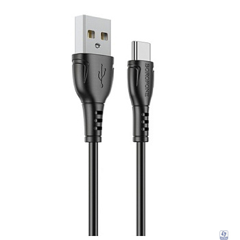 BOROFONE BX51/ USB кабель Type-C/ 1m/ 3A/ Black