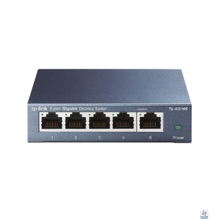 TP-Link TL-SG105 Настольный коммутатор с 5 портами 10/100/1000 Мбит/с