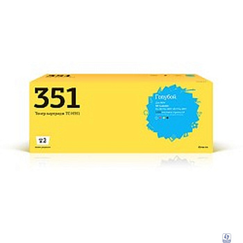 T2 CF351A Картридж (TC-H351)для HP LaserJet Pro M176n MFP/M177fw MFP (1000 стр.) голубой, с чипом