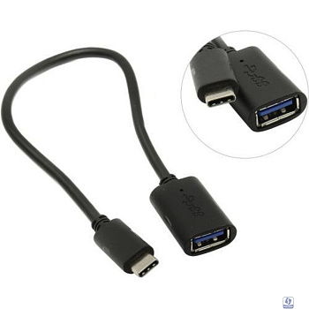 VCOM CU409 Кабель-адаптер USB 3.1 Type-Cm --> USB 3.0 Af , OTG 1,5A , 5,0Gbps , 0,2m 