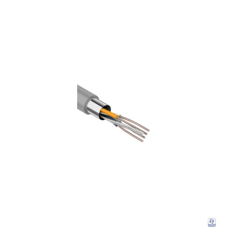 PROconnect (01-0121-3) Кабель витая пара омедненный F/UTP, CCA, CAT 5e, PVC, 2PR, 24AWG, INDOOR, SOLID, серый, 305м