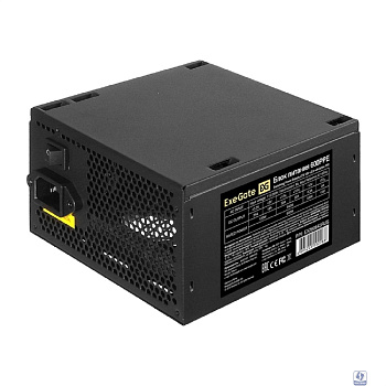 Exegate EX260643RUS-PC Блок питания 600W ExeGate 600PPE (ATX, APFC, PC, КПД 80% (80 PLUS), 12cm fan, 24pin, 2x(4+4)pin, PCIe, 5xSATA, 3xIDE, black, кабель 220V в комплекте)