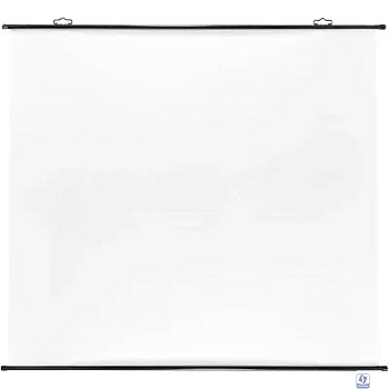 Экран Cactus 150x150см Map type CS-PSRM-150x150-BK 1:1 настенно-потолочный рулонный черный