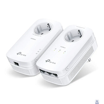 TP-Link TL-PA8033P KIT AV1300 Комплект гигабитных Powerline-адаптеров со встроенной розеткой