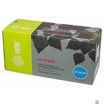 CF363X Тонер Картридж Cactus CS-CF363X пурпурный для HP CLJ M552dn/M553dn (9500стр.)