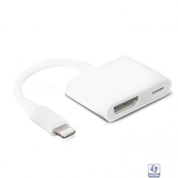 KS-is KS-381 Адаптер Lightning в HDMI с портом зарядки 