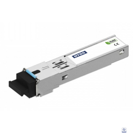 NTSS Модуль NTSS SFP, 1,25Гбит/с, разъём SC, рабочая длина волны 1310/1550нм, SM, WDM, дальность до 20км, ОБ 14дБ, DDM NTSS-SFP-1.25G-35-20SD