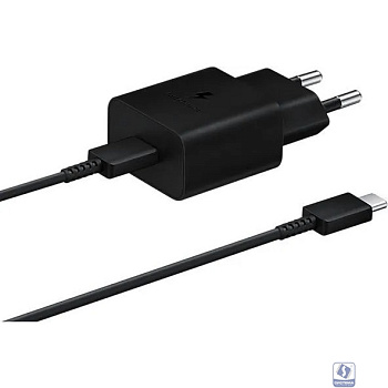 Сетевое зарядное устройство Samsung EP-T1510,  USB-C,  USB type-C,  2A,  черный [EP-T1510XBEGEU]