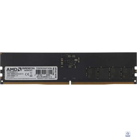 AMD DDR5 DIMM 16GB 4800 MT/s R5516G4800U1S-U                           