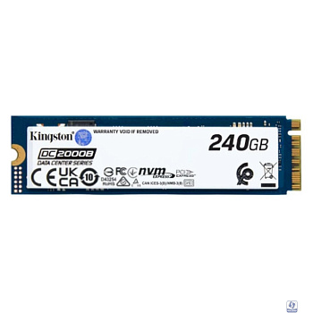 Твердотельный накопитель SSD Kingston SEDC2000BM8/240G M.2 2280 240GB DC2000B Enterprise SSD PCIe Gen4x4