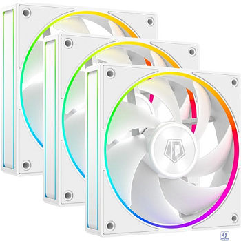 Case Fan ID-Cooling AF-127-ARGB-W Trio,  120мм, Ret