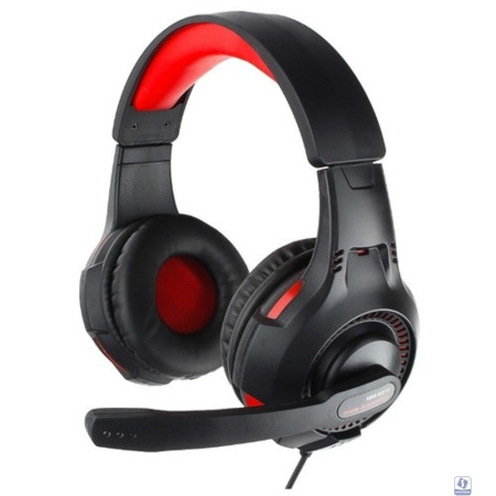 Повреждение упаковки Gembird MHS-G210, код Survarium, черн/крас, рег громкости, каб 1.8м					