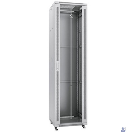 Cabeus SH-05C-47U60/100 Шкаф монтажный телекоммуникационный 19" напольный для распределительного и серверного оборудования 47U 600x1000x2277mm (ШхГхВ) передняя стеклянная и задняя сплошная металлическ