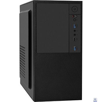 Exegate EX298007RUS Корпус Minitower BAA-308U2-AAA450 (mATX, БП AAA450 с вент. 8см, 1*USB+2*USB3.0, HD Audio, черный)