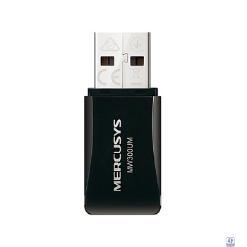 Mercusys MW300UM Компактный USB-адаптер с поддержкой Wi-Fi N300