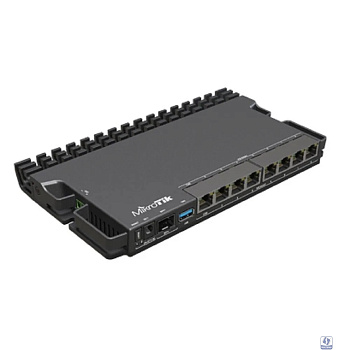 MikroTik RB5009UPr+S+IN Маршрутизатор CPU ARM64, 4 ядра 350-1400MHZ, 1GB RAM, 7*1Gbit RJ45, 1*2.5gbit RJ45, PoE out 1-7port