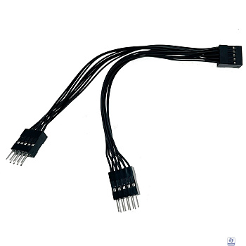 Espada Переходник с мат. Платы 10pin F to 2 IDC 10 Pin M 15см (Ei9to215) (46036)