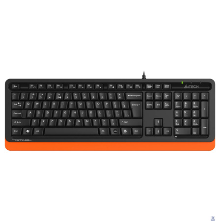 Клавиатура A4Tech Fstyler FKS10 черный/оранжевый USB [1530190]
