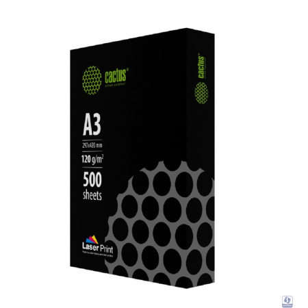 Бумага Cactus CS-LPA3120500 A3/120г/м2/500л./белый для лазерной печати