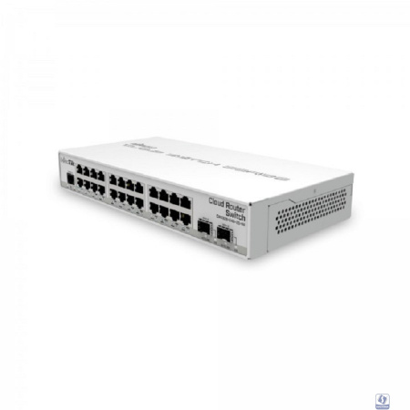 MikroTik CRS326-24G-2S+IN Коммутатор управляемый, 24Gigabit Ethernet, 2 SFP+ настольное исполнение