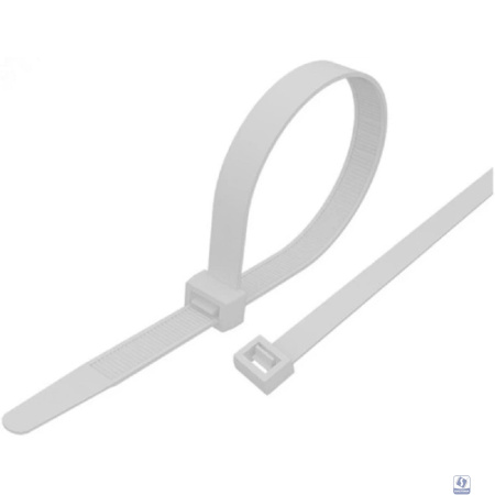 Rexant (87-0200) Стяжка нейлоновая морозостойкая 200x3,6мм, белая (100 шт/уп)