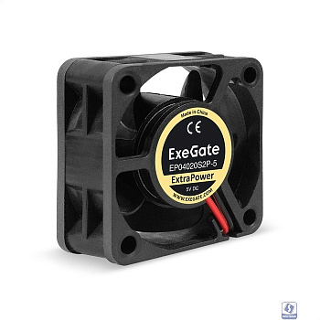 Exegate EX295197RUS Вентилятор 5В DC ExeGate ExtraPower EP04020S2P-5 (40x40x20 мм, Sleeve bearing (подшипник скольжения), 2pin, 7000RPM, 30.5dBA)