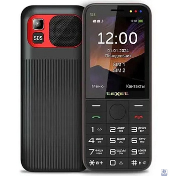 TEXET TM-315 цвет черный-красный
