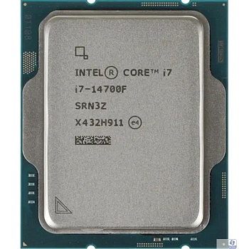 CPU Intel Core i7-14700F, 2.1ГГц, (Turbo 5.4ГГц), 20-ядерный, 33МБ, LGA1700, OEM