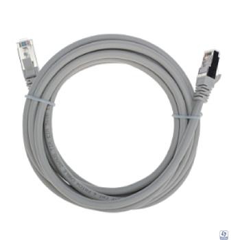 Rexant (02-0390-3) Патч-корд S/FTP, CAT 6A (10G), RJ45-RJ45, 28AWG, LSZH, серый, 3м