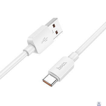 HOCO Кабель USB2.0 Hoco AM/Type-C, 6A, X96, 1м, белый, коробка