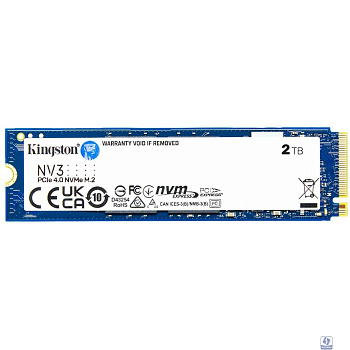 Kingston SSD NV3, 2000GB, M.2(22x80mm), NVMe, PCIe 4.0 x4, 3D TLC SNV3S/2000G