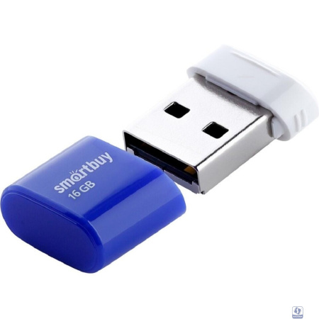 Smartbuy USB Drive 16GB LARA Blue SB16GBLARA-B