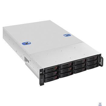 Exegate EX294276RUS Серверная платформа ExeGate Pro 2U660-HS12 <RM 19", высота 2U, глубина 660, Redundant БП 2x800W, 12xHotSwap>
