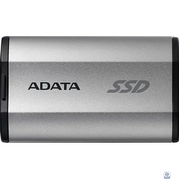A-DATA Portable SSD 4TB SD810 External Type-C, USB 3.2 Gen2x2, up to R/W 2000/2000 MB/s, 72.7x44x12.2mm, Silver (5 лет)