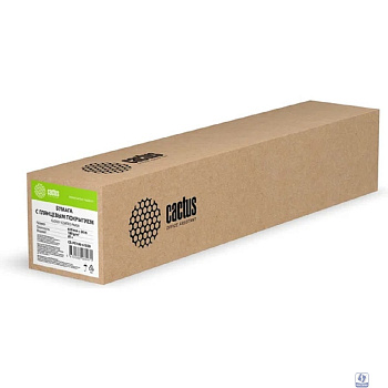 Cactus CS-PG180-61030 Бумага 24"(A1) 610мм-30м/180г/м2/белый глянцевое для струйной печати втулка:50.8мм (2") 
