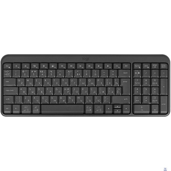 920-013452 Logitech Клавиатура K250 Graphite Wireless оригинальная заводская гравировка RU/LAT