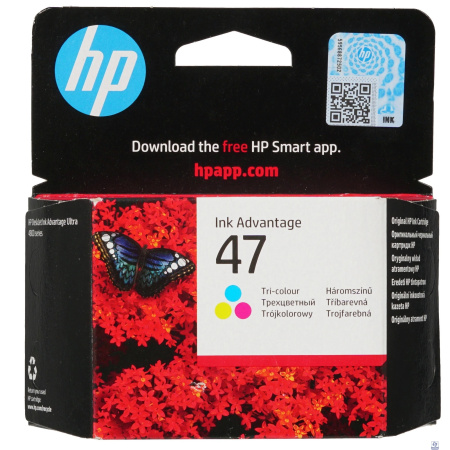 Картридж струйный HP 47 6ZD61AE многоцветный (700стр.) (14мл) для HP DJ IA Ultra 4828