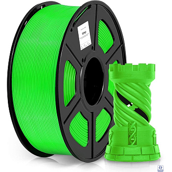 Пластик для принтера 3D Cactus CS-3D-TPU-0.8KG-GREEN TPU d1.75мм 0.8кг 1цв.