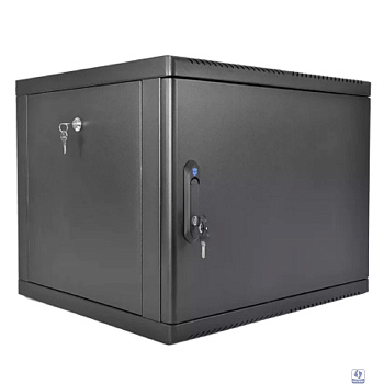 ЦМО Шкаф телекоммуникационный настенный разборный 9U (600 x 650) съемные стенки, дверь стекло, цвет черный (ШРН-М-9.650-9005)