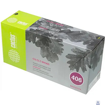 CACTUS CLT-M406S Тонер-картридж CS-CLT-M406S для принтеров Samsung CLP-360/365/CLX-3300/3305 magenta