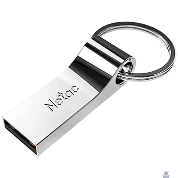 Netac USB Drive 16GB U275 <NT03U275N-016G-20SL>, USB2.0, с кольцом, металлическая