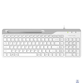 Клавиатура A4Tech Fstyler FK25 белый/серый USB slim [1530217]