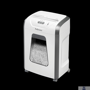 Fellowes  Шредер Powershred 15C, DIN P-4, 4х40мм, 14лст., 19лтр. (100017466) в БЕЛОМ корпусе 