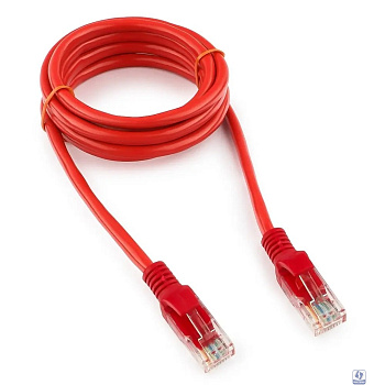 Cablexpert Патч-корд UTP PP12-1.5M/R кат.5, 1.5м, литой, многожильный (красный)
