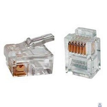 Gembird  Коннектор телефонный RJ12  MP-6p6c (100 шт. в уп.!!!)