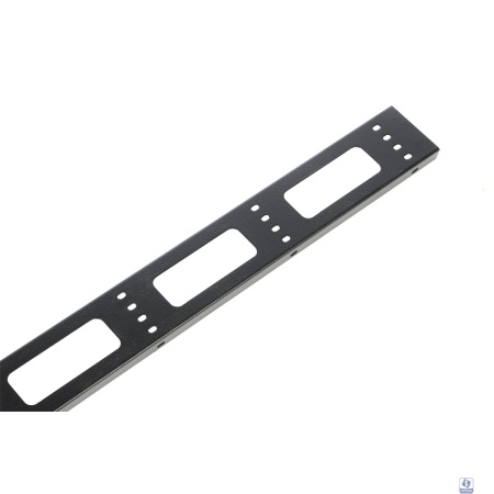 ЦМО Вертикальный кабельный органайзер для стойки внешний с окнами, ширина 95мм 33U, цвет черный (ВКО-СТК-33-9005)